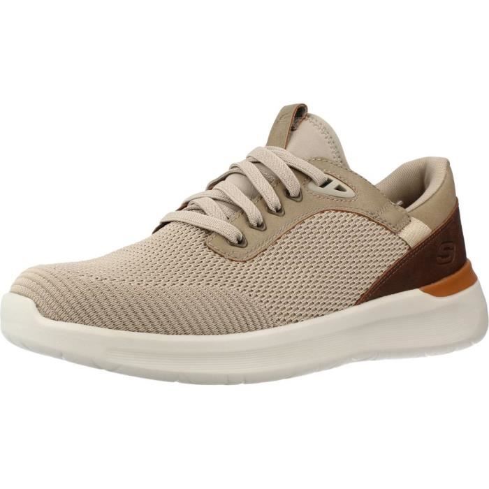 Basket skechers homme marron on sale
