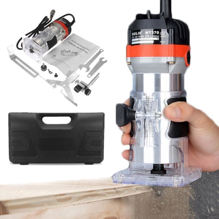 6mm 1 4 Pouce Electrique Defonceuse 530w 220v Machine A Couper Outil Menuisier Diy Correcteur D Angle 35000r Min Achat Vente Defonceuse Electrique Defonceuse 530w Cdiscount