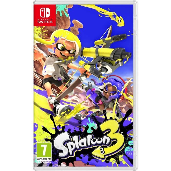 Jeu Vidéo - Nintendo - Splatoon 3 - Édition Standard - Nintendo Switch - Pegi 7+