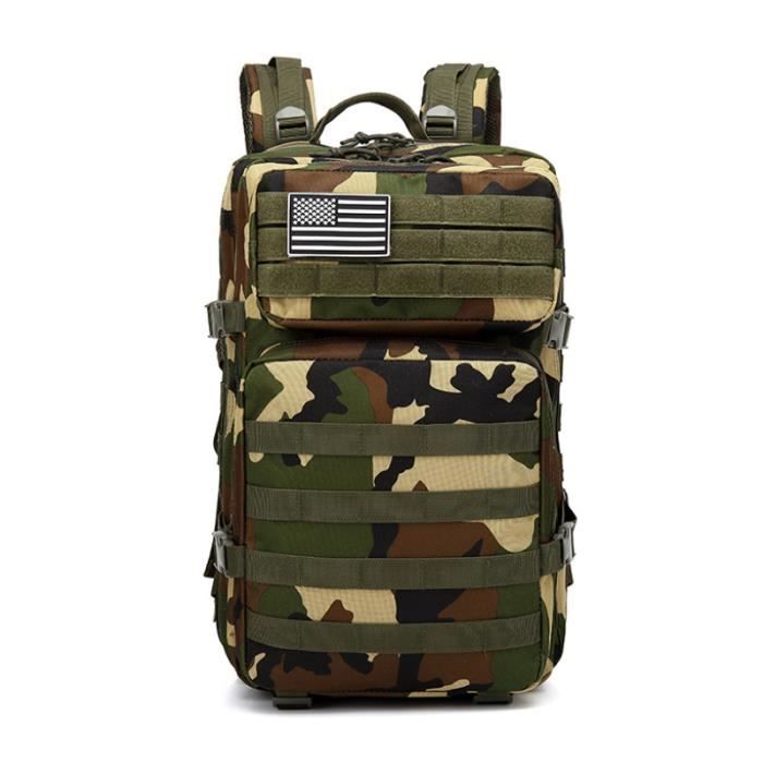 TOUYAKO Sac à Dos Tactique Militaire 80L - Sac D'Assaut Robuste Grande Capacité Pour Randonnée, Camping Et Aventures Outdoor