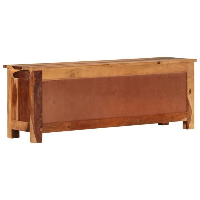 Meuble TV 110x30x40 cm Bois de Sesham solide - Omabeta - M5942