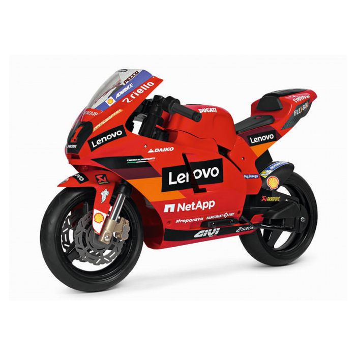 Moto électrique enfant - PEG PEREGO - DUCATI DESMOCEDICI GP - Batterie 12V - Rouge