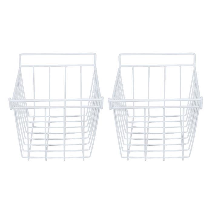 Lot De 3 Paniers Congélateur Empilables Avec Poignées Pliable 34x18x14 Cm – Organisation Parfaite