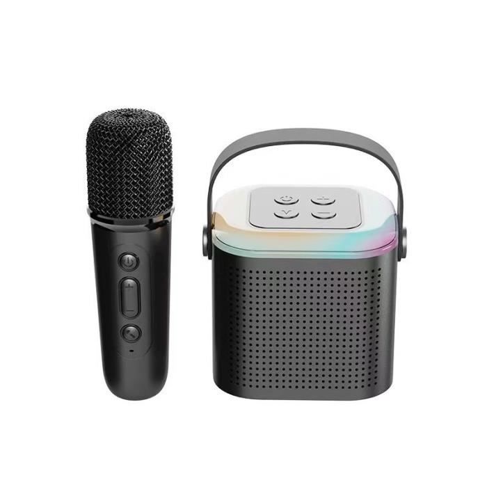 Machine de karaoké pour adultes et enfants avec 2 microphones sans Machine de karaoké pour adultes et enfants avec 2 microphones sans