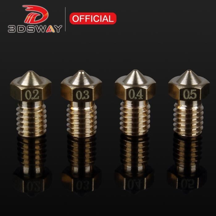 Goshyda Kit 5 Aiguilles Nettoyage Buse Imprimante 3D 0.2-0.6mm Acier Inoxydable