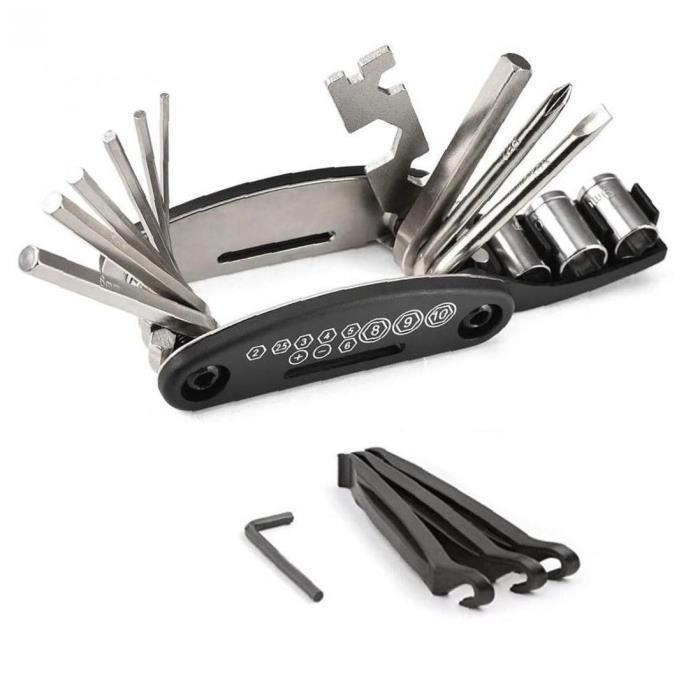 Kit De 44 Outils Pour Réparation Vélo - Boîte Complète, Acier, Pour Mécanicien à Domicile