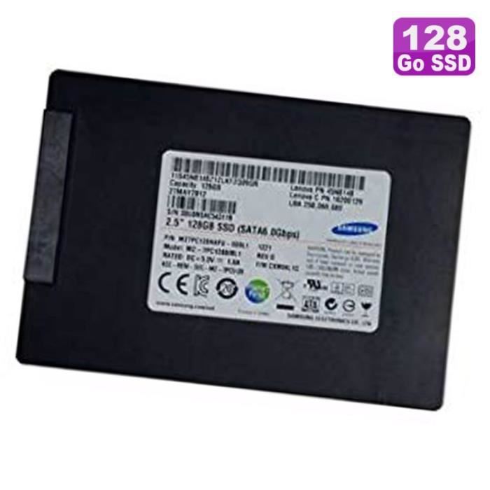 SSD 128Go Samsung MZ-7PC1280/0L5 0B58218 SATA3 Disque Dur 2.5\