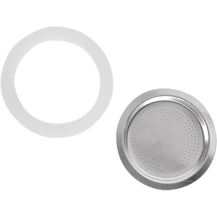 Joint D'étanchéité Silicone Pour Cafetière Moka - Taille 12 Tasses - Souple Et Résistant - Remplacement Facile - Compatible Divers Modèles
