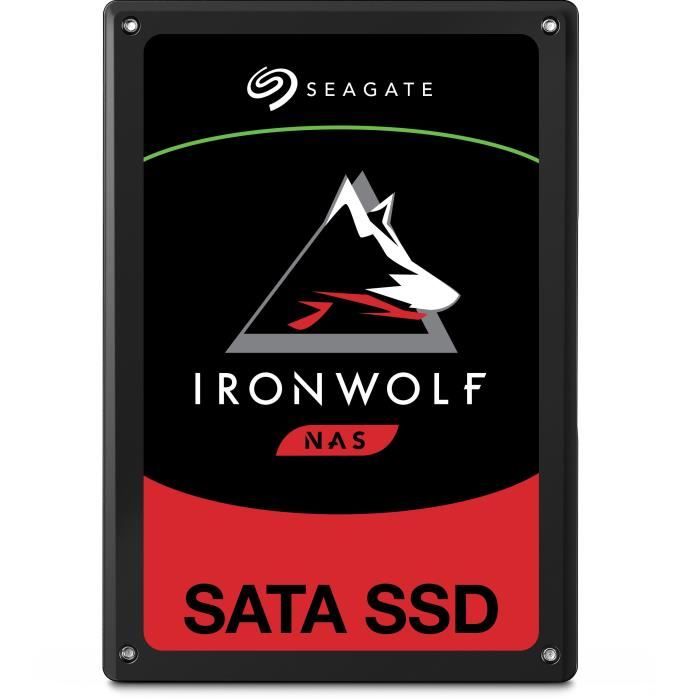 Top achat Disque SSD SEAGATE - Disque SSD Interne - IronWolf 110 - 960Go - SATA (ZA960NM10011) pas cher Achat Disque SSD SEAGATE - Disque SSD Interne - IronWolf 110 - 960Go - SATA (ZA960NM10011) pas cher