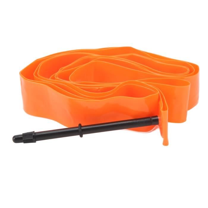 Chambre à Air Vélo Premium 700C Pour Route Et VTT - TPU Orange - Neuve