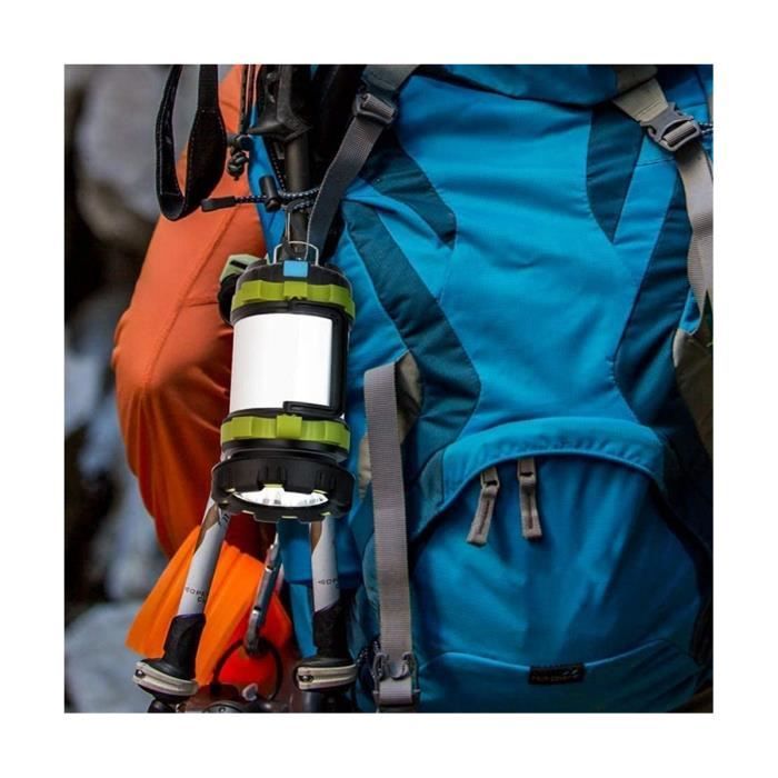 Lampe de camping LED, lanterne rechargeable, lampe de tente étanche