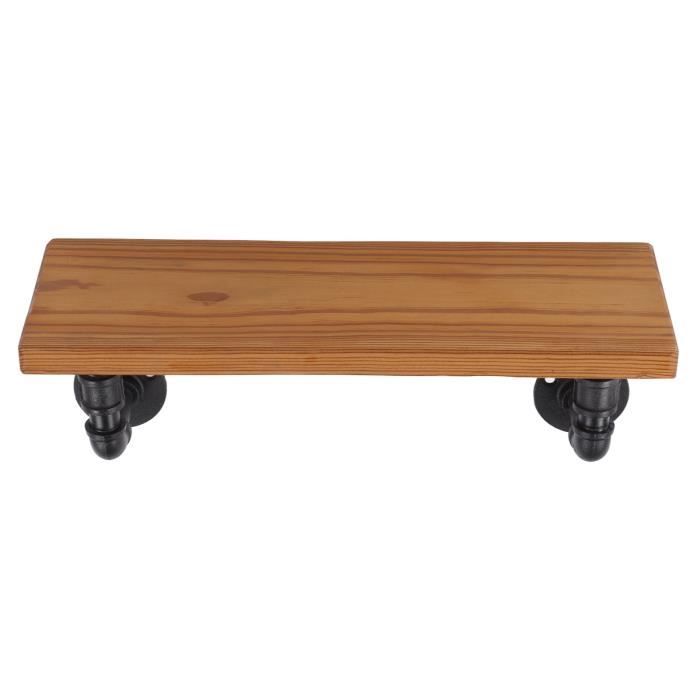 Supports de tuyau en fer industriel pour étagère murale, décoration de bibliothèque, étagère de rangement en échelle en bois - Chine Raccord pour tuyauterie, étagères de bricolage