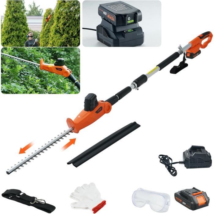 Griffe De Jardin Manuelle SWAWIS - Cultivateur à 4 Dents Rotatives - Manche Réglable Hauteur - Pour Aération Sol Et Désherbage