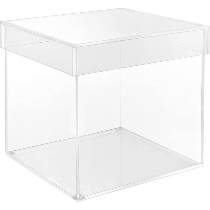Vitrine Acrylique Transparente Anti-poussière - 65x25x30cm - Pour Collections, Figurines, Modèles LG 42128 (sans Lego)