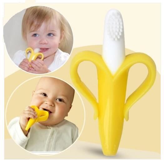 Banana Bebe Enfant Dentition Douce Croquer Macher Brosse a Dents Silicone Jouet Cdiscount Puericulture Eveil bebe