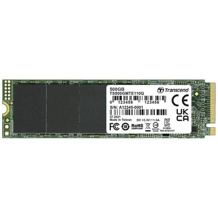 TRANSCEND Disque SSD 500Go .2 NVMe Type 2280 Neuf - vue 4