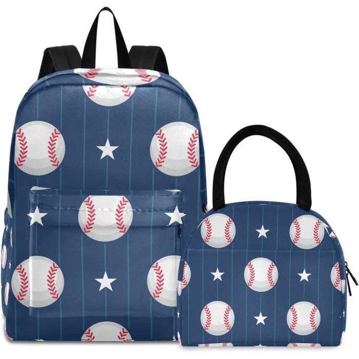 WOLT Sac à dos de baseball pour jeunes et adultes - Sac à dos avec