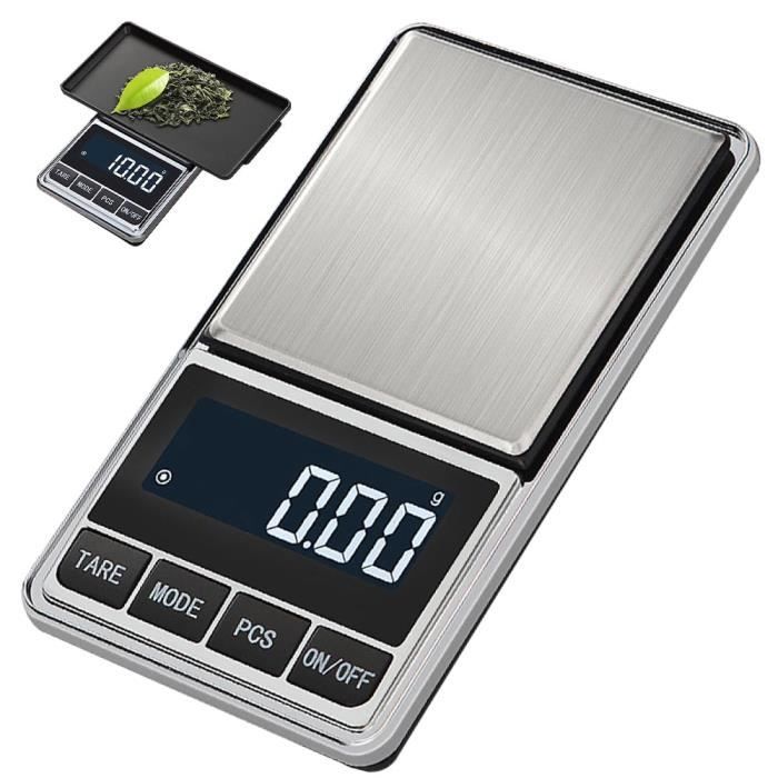 Balance De Cuisine Numérique MHW-3Bomber - Précision 0,1 G, Capacité 2000 G, écran LED, Alimentation Par Pile
