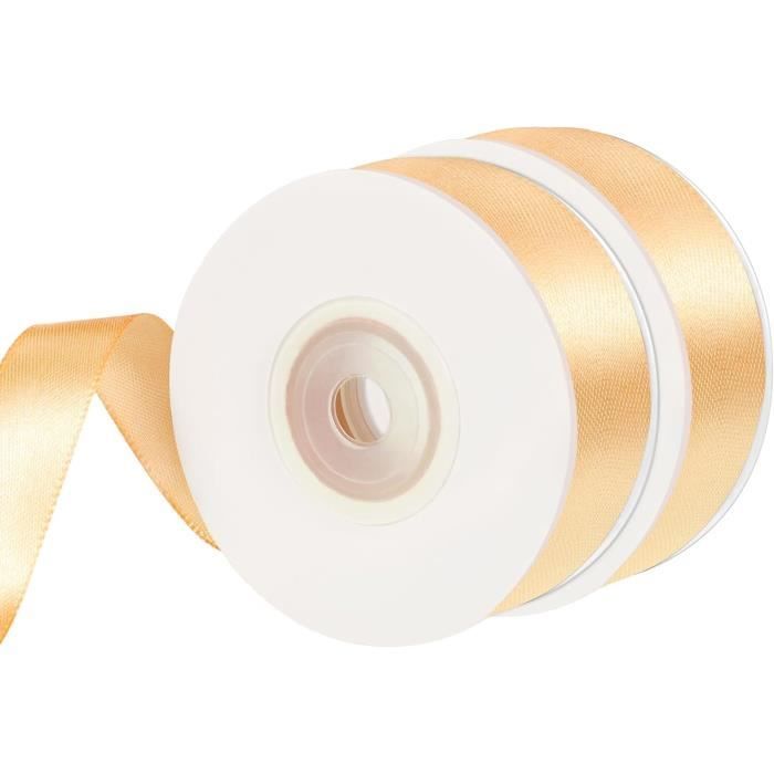 Set Di 6 Rotoli Nastri Natalizi In Raso - Rosso, Verde, Oro, Per Regali E Decorazioni