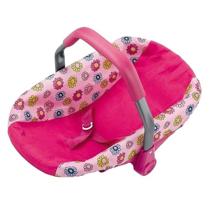 Siège Auto Pour Poupée - Berceau Peluche 17 Cm - Compatible Aérations - Voyage Et Décoration - Accessoire Pouponnière