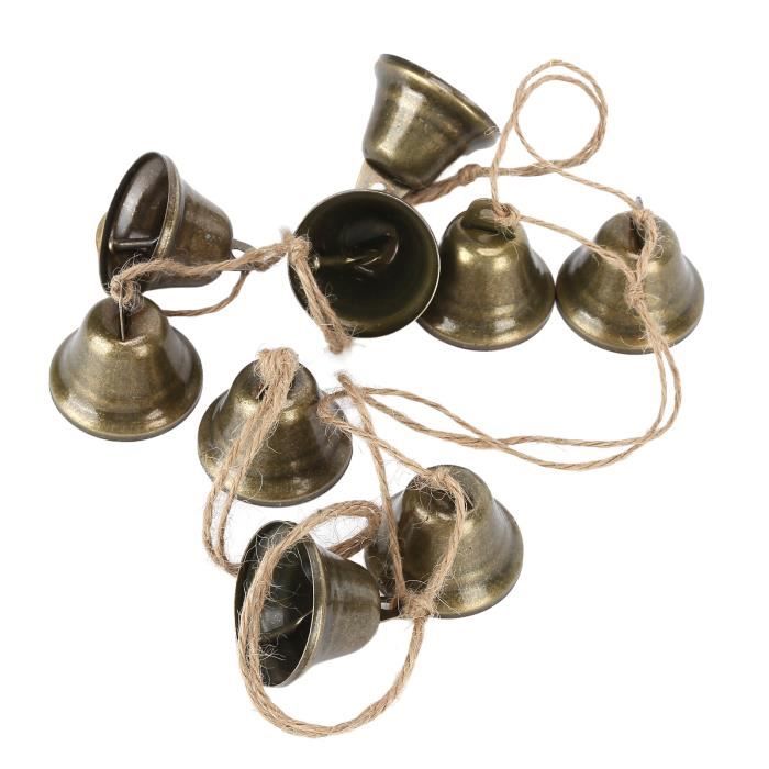Petites Clochettes En Laiton Vintage - 5 Cm - Idéales Pour Déco Noël, Loisirs Créatifs Et Bricolage