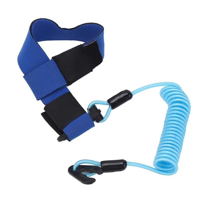 Lanière d'arrêt de Moteur, Coupe-Circuit de Moteur Hors-Bord 22mm Dia Noir Rouge pour Bateau pour VTT pour vélo de saleté