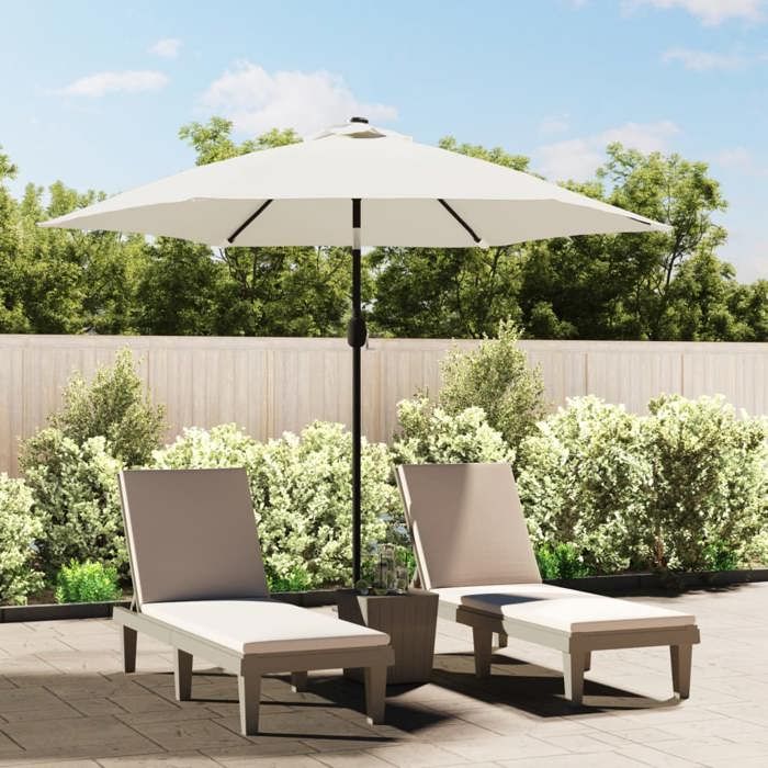 VIDAXL Parasol sable Ø3 Acier