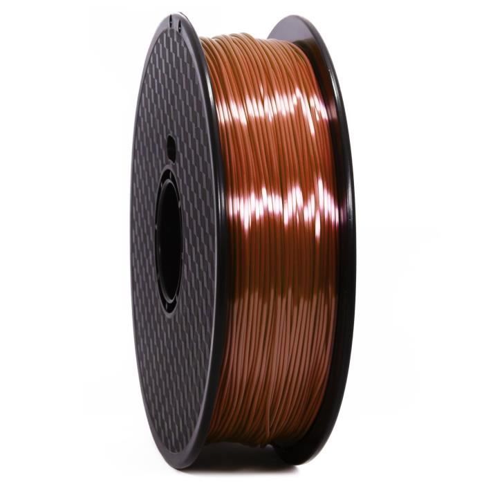 PLA SILK MARRON PREMIUM WANHAO - 1.75MM, 1 KG - Filament pour imprimant ...