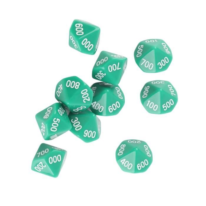 Dés DND Jumbo En Acrylique Solide – 40 Mm Noir Perle D6, Gros Dés