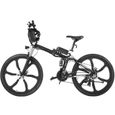 ANCHEER Vélo électrique Pliant 26", 250W VTT Vélo de montagne Homme adulte avec Frein à Double Disque, Batterie 36V 8Ah, Noir-1