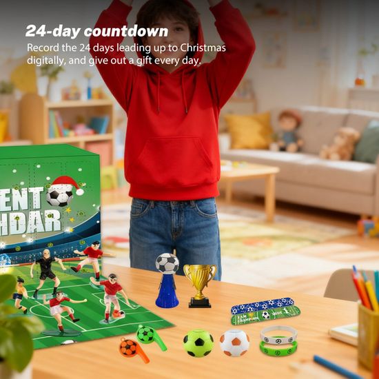 Dhqkqg calendrier de l'avent football, calendrier de lavent football