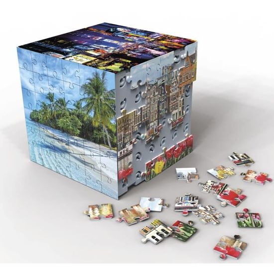 Educa Puzzle 3D Cube Art – 216 Pièces (6 Puzzles De 36) – Chefs-d'œuvre De La Peinture – Enfant Dès 6 Ans Educa Puzzle 3D Cube Art – 216 Pièces (6 Puzzles De 36) – Chefs-d'œuvre De La Peinture – Enfant Dès 6 Ans