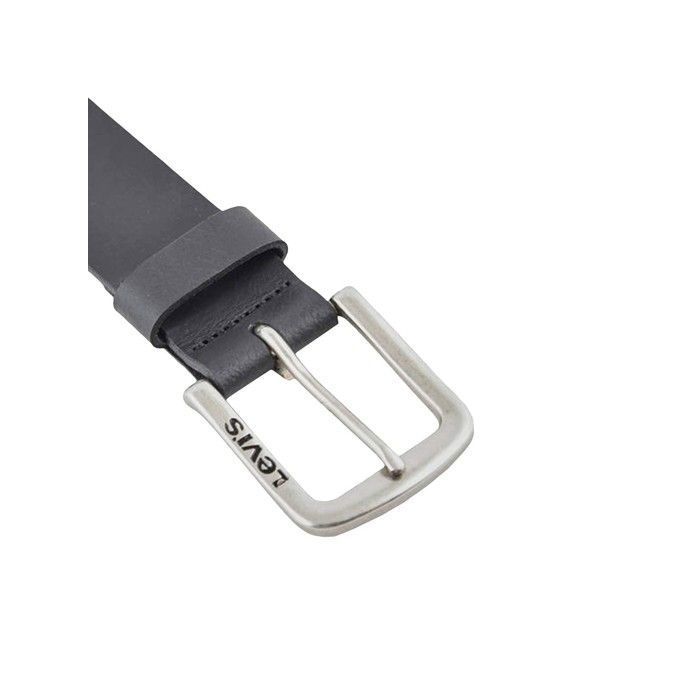 Ceinture en cuir noire Levi s homme Noir Cdiscount Pret a Porter