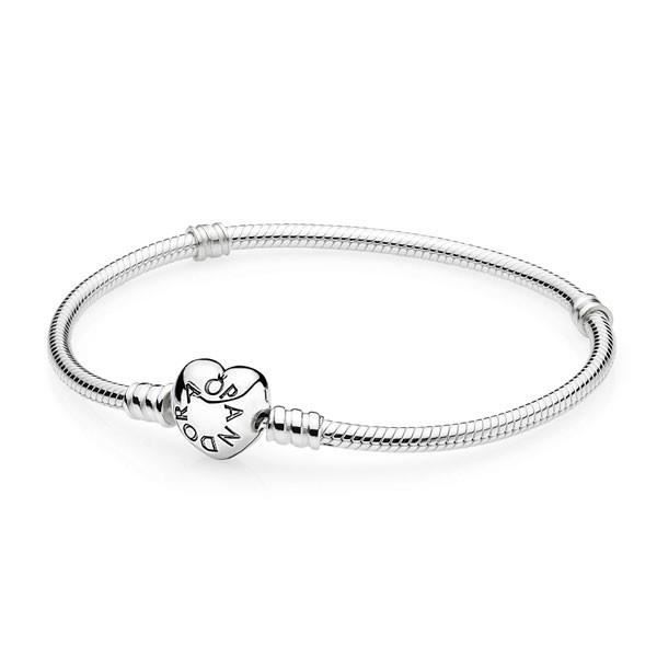 Bracelet Moments en Argent 925 1000e Fermoir C ur PANDORA 590719 18 CM Achat Vente bracelet gourmette Bracelet Moments en Argent Femme Adulte Argent Cd