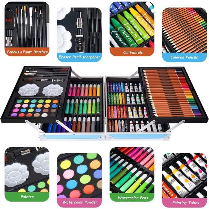 Holzsammlung Set De Dessin Malette Dessin Et Peinture Kit Crayons holzsammlung-set-de-dessin-malette-dessin-et-peinture-kit-crayons