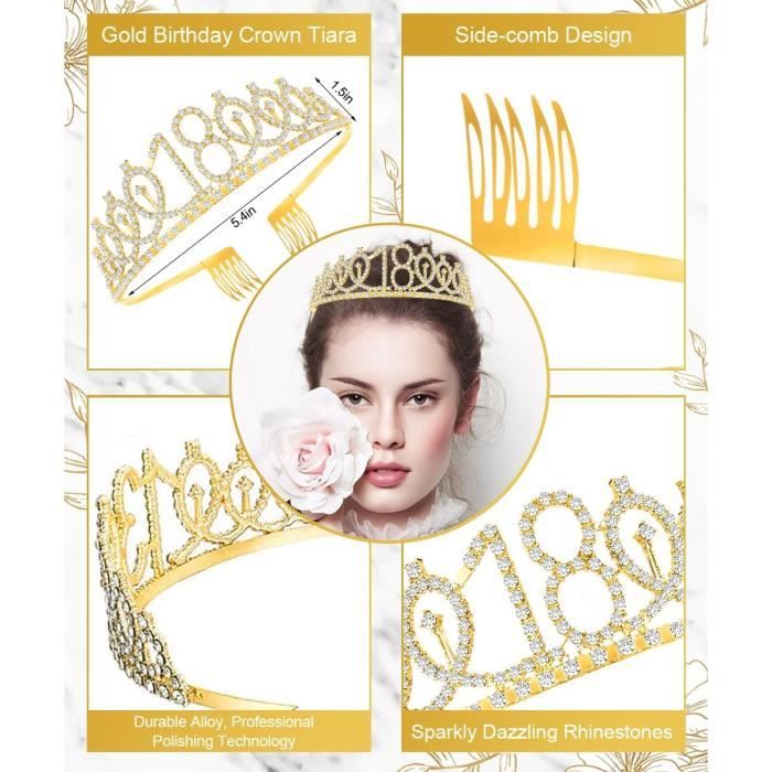 Couronne D'anniversaire Écharpe Anniversaire Violet Birthday Queen Sash