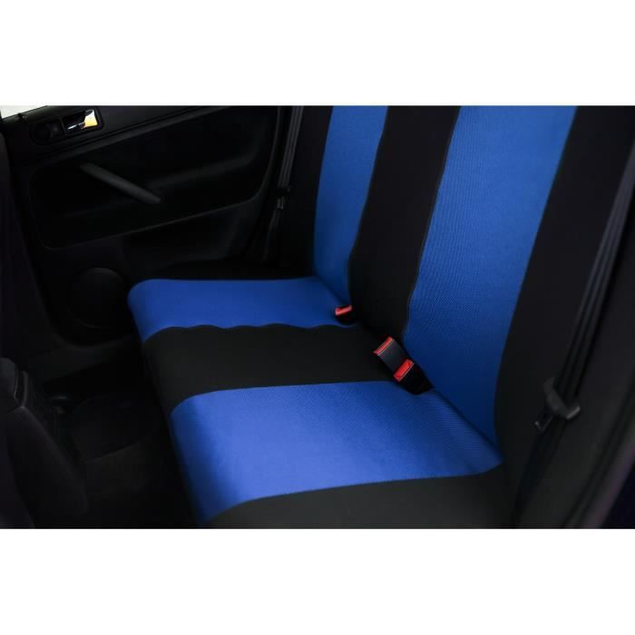 Housse De Siège Voiture Auto pour Peugeot 205 206 207 208 Sportline Bleu  Tissu de revetement/airmesh avec mousse set complet - Cdiscount Auto