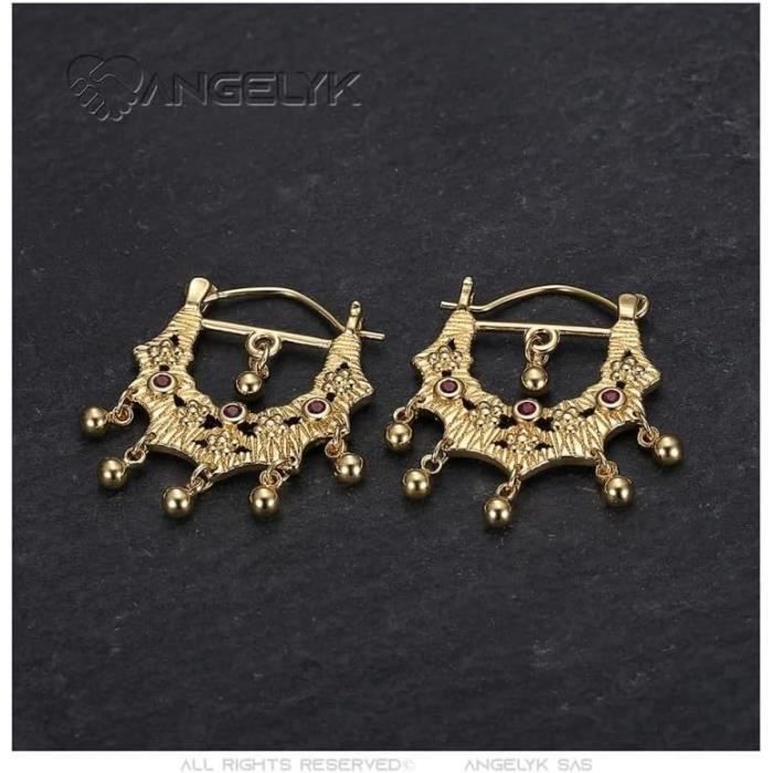 ZAPATERA boucles d'oreilles gitanes grand modèle - Bijoux