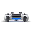 Manette PS4 DualShock 4.0 V2 Blanche/Glacier White - PlayStation Officiel-3