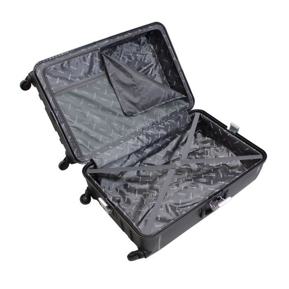 ALISTAIR X-Lock Polypropyl/ène Ultra l/ég/ère et r/ésistante Valise Trolley Moyenne 67cm Bleu Marine Marque fran/çaise 4 Roues