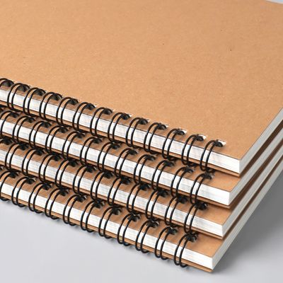 Classeur A5 à 6 Anneaux – Couverture PVC Transparent – Pour Scrapbooking Ou Protection De Cahiers – Rose/or