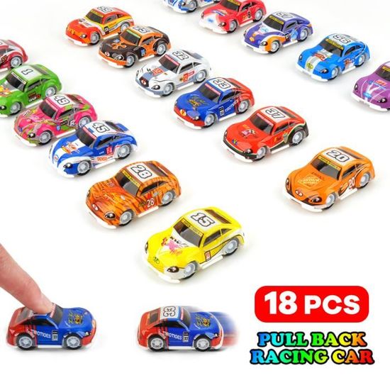 Jouet Voitures Bebe Cadeau Jouet Petite Voiture A Pousser Age Pour Bebe 2 3 Ans Garcon 18 Pieces Cdiscount Jeux Jouets