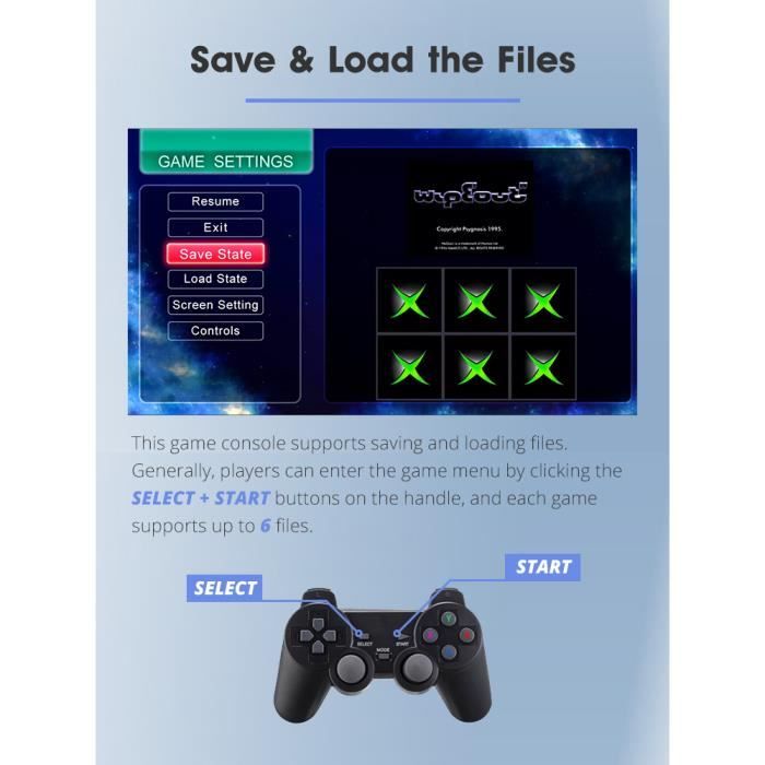 15900 Jeux 4Gamepad-Contrôleur de jeu vidéo sans fil, 2023 jeux rétro ...