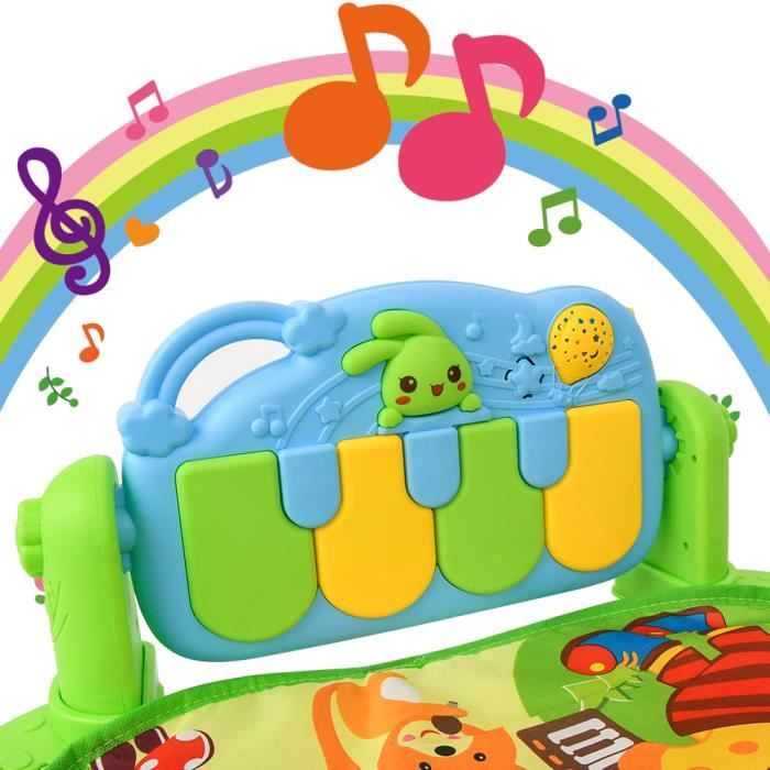 BelleStyle Jouets pour Bébé 3 an, 2 en 1 Tapis Piano Musical & Tapi