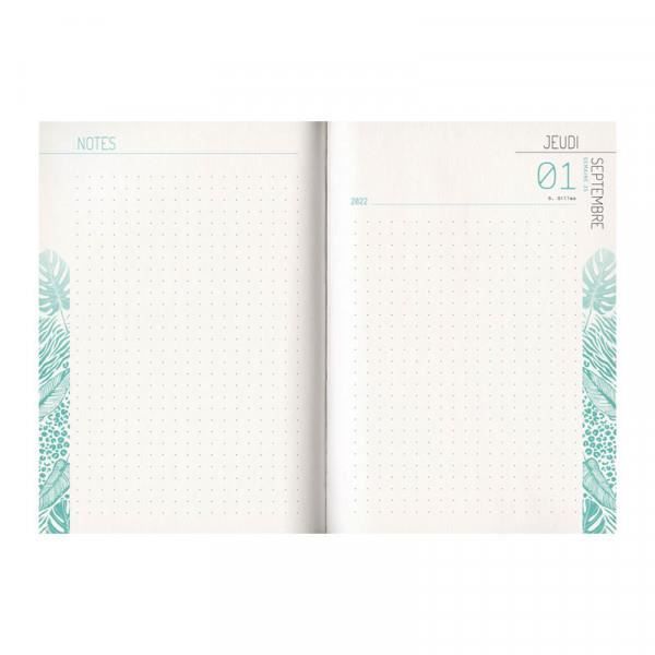 Agenda Bouchut 12,5x17,5 Cm – Couverture Effet Doux, 320 Pages, Grille Année Scolaire Août 2022 à Juillet 2023 - 7