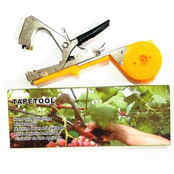 Machine à Attacher Les Plantes SWANSOFT - Lieuse Automatique Avec Agrafes Et Ruban Pour Jardinage