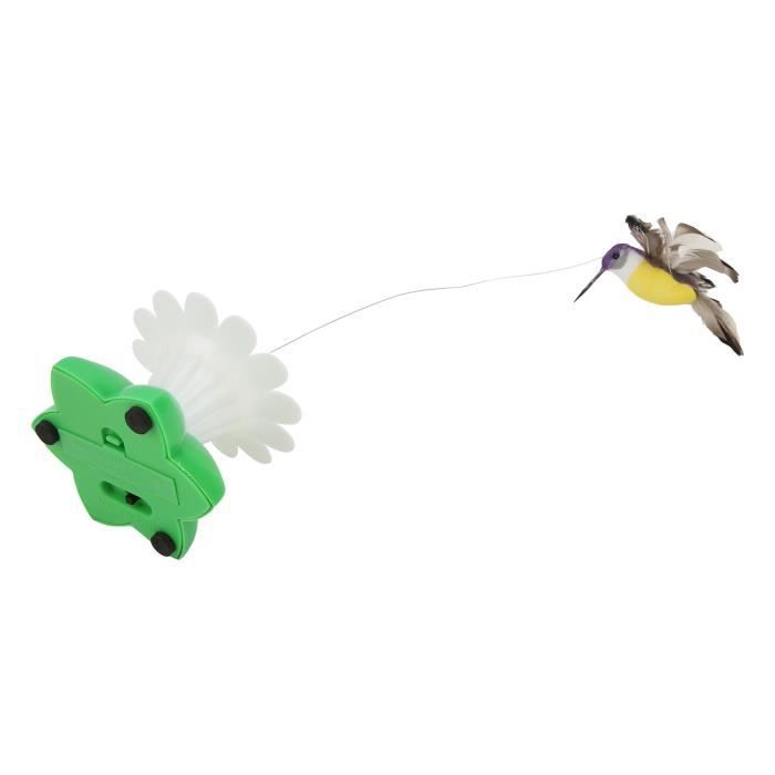 Jouet de chat interactif d'oiseau de simulation, oiseau drôle de plume –  KOL PET