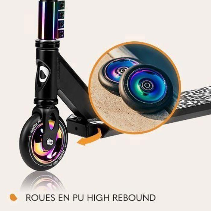 Trottinette freestyle - LIONELO - Whizz Neo - ABEC-9 - Guidon d