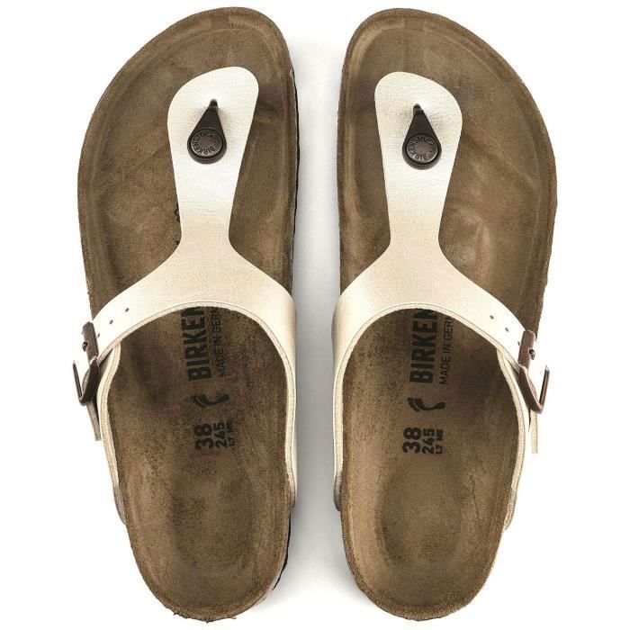 The modern thong sandal from Birkenstock. The Gizeh is an