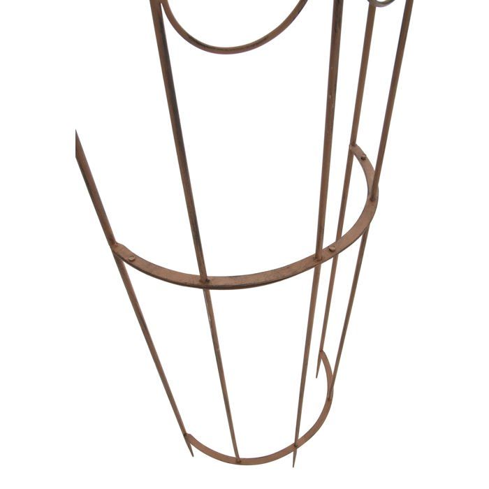Treillis Parapluie Rosier Extérieur - Support Grimpant Acier Pour Clématites, Rosiers, Vignes - Tour Plantes Jardin Robuste 75-165 Cm